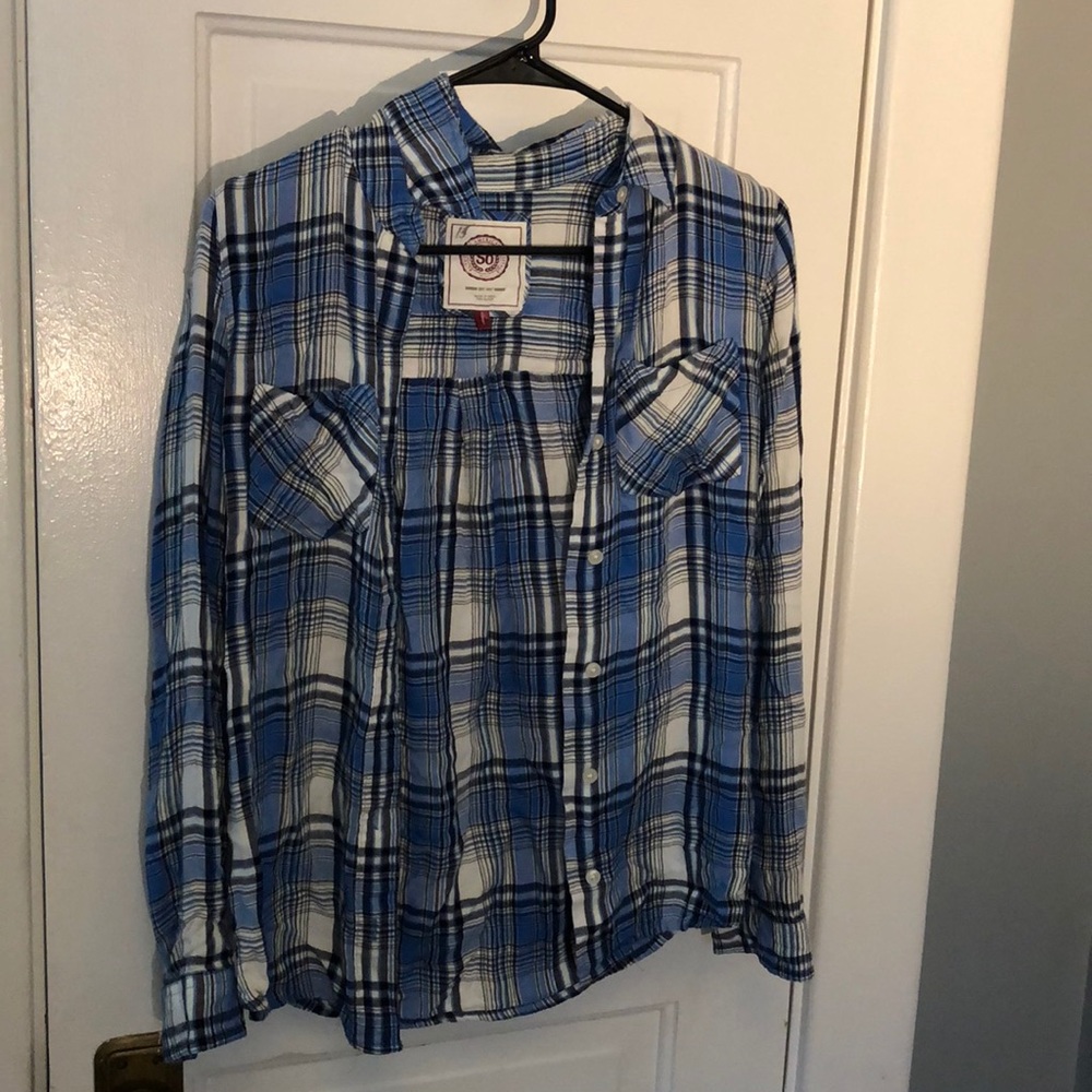 Blue flannel